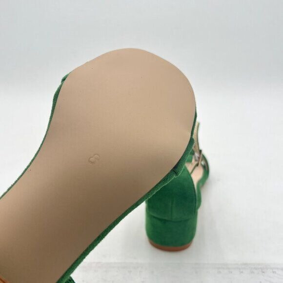 XYD Heels for Women, Open Toe, Ankle Strap, Buckled Low Chunky Block Pumps - Picture 6 of 8